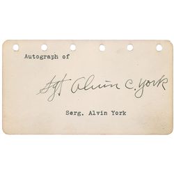 Sgt. Alvin C. York