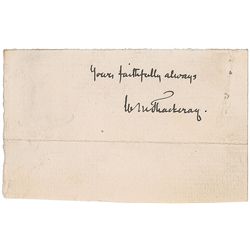 William Makepeace Thackeray