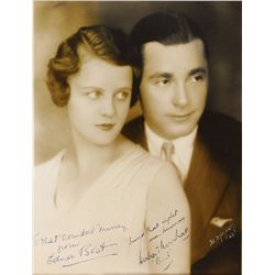 Herbert Marshall and Edna Best