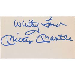 Mickey Mantle and Whitey Ford