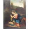 Image 1 : ENGLISH SCHOOL (19TH CENTURY) OIL ON CANVAS: Madonna and Child, 31" x  25" £800-1200