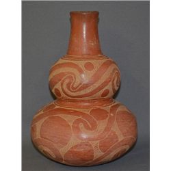 MOUND BUILDER STYLE POTTERY VASE