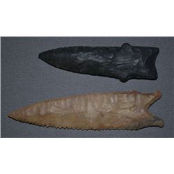 DECORATIVE STONE SPEAR POINTS
