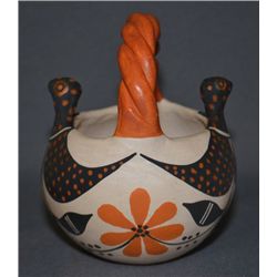 ACOMA POTTERY BASKET
