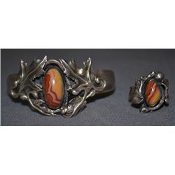 NAVAJO BRACELET AND RING