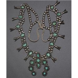 NAVAJO SQUASH BLOSSOM NECKLACE