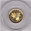 Image 1 : Canada 1/4 ounce gold Maple Leaf  hologram (date of our