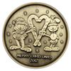 Image 1 : Christmas 2012 Bronze Round Garfield (with ornament hol