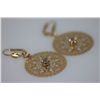 Image 2 : 14K GOLD PLATED CZ CLEAR EARRINGS