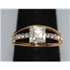 Image 1 : CZ GOLD PLATED FASHION JEWELRY RING