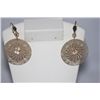 Image 1 : 14K GOLD PLATED CZ DANGLING EARRINGS