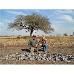 3-Day High Volume Duck, Dove, Pigeon and Perdiz Hunt with Optional Dorado Fishing for Two Hunters In
