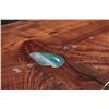 Image 2 : Hand-Carved Walnut Sofa Table With Inlays and Twisted Juniper Base