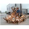 Image 1 : Elongated Elk Chandelier
