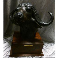 "Dagga Boy" Cape Buffalo Bronze Sculpture