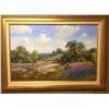 Image 1 : Bluebonnet Oil Painting by Kay Walton