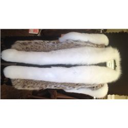 American Cat Lynx Vest with Shadow Fox Trim
