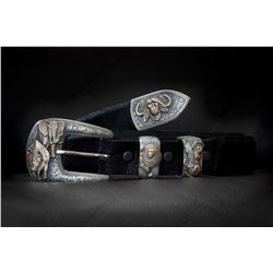 MD Big Five Safari Buckle and One Elephant Skin Belt