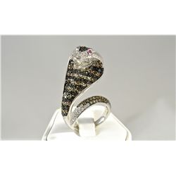 Custom Made Cobra Snake Ring