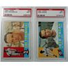 Image 3 : 6 - 1960 TOPPS #63, #64 &#66--#69.  ALL PSA NM 7.