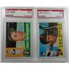 Image 3 : 6 - 1960 TOPPS #235,241,252,253,256,259.  PSA 1--MINT 9 (OC), all the rest NM 7.
