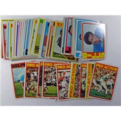 100-1972 Topps Football Cards, Nice Ex - EM - NM