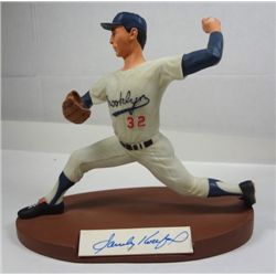 SANDY KOUFAX AUTOGRAPHED SALVINO FIGURINE LIMITED EDITION