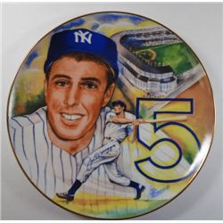 JOE DiMAGGIO  NEW YORK YANKEES MARIGOLD PLATE