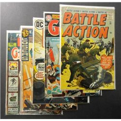 Nice Group of 5 War Comics.