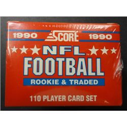 1990 Score NFL Football Rookie & Traded Set - Sealed