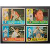 Image 2 : 50 - 1960 Topps Baseball Cards.  Mostly EX-VGEX.