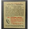 Image 2 : 1948 Bowman Football  #1 Joe Tereshinski (R)