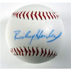 Rickey Henderson AUTOGRAPHED Baseball w/COA