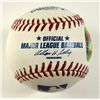 Image 2 : Bob Feller 107.9 MPH Autographed Baseball -- Reggie Jackson Authentics.