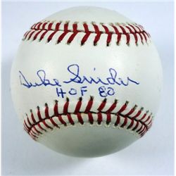 Duke Snider AUTOGRAPHED Baseball HOF 80  --  Reggie Jackson Authentics