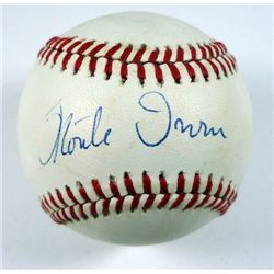 Monte Irvin AUTOGRAPHED BASEBALL -- PSA/DNA/COA