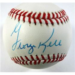 George Kell AUTOGRAPHED Baseball -- PSA/DNA/COA