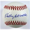 Image 1 : Billy Herman AUTOGRAPHED Baseball  --  PSA/DNA/COA