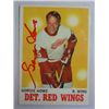 Image 1 : 1970 Topps #29 Gordie Howe AUTOGRAPHED Hockey Card