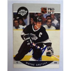 Wayne Gretzky AUTOGRAPHED NHL PRO SET #113.