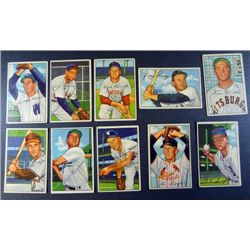 10  -  1952 Bowman Baseball Cards mostly VGEX