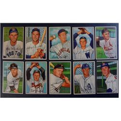 10 - 1952 Bowman Baseball Cards mostly VGEX or Better