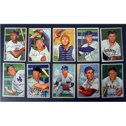 10 - 1952  Bowman Baseball Cards mostly VGEX or Better