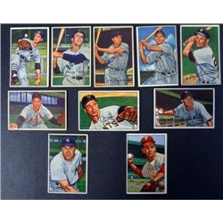 10 - 1952 Bowman Baseball Cards  mostly VGEX or Better