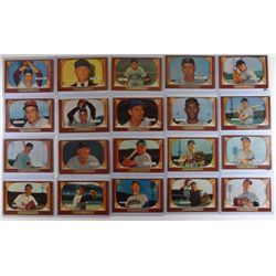 20 - 1955 Bowman Baseball Cards.  Mostly EX-VGEX.