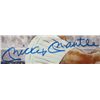 Image 3 : New York Yankees Mickey Mantle "THE MICK" Autographed 8x10 color w/COA.