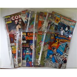 17 Comic Books    Spider-Man, Superman & Conan.