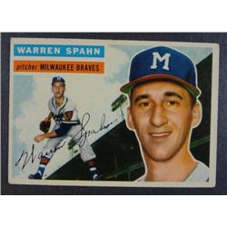 1956 Topps #10 Warren Spahn
