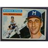 Image 1 : 1956 Topps #10 Warren Spahn