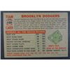 Image 2 : 1956 Topps #166 Dodgers Team Card